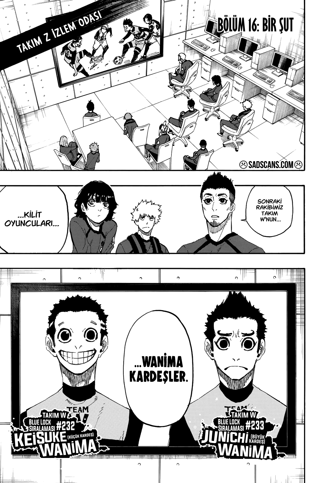 Blue Lock Bölüm 16 - Sayfa 1 manga oku