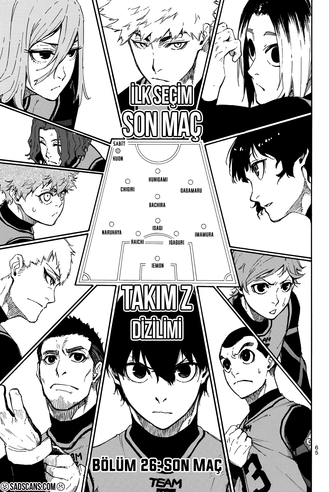 Blue Lock Bölüm 26 - Sayfa 1 manga oku