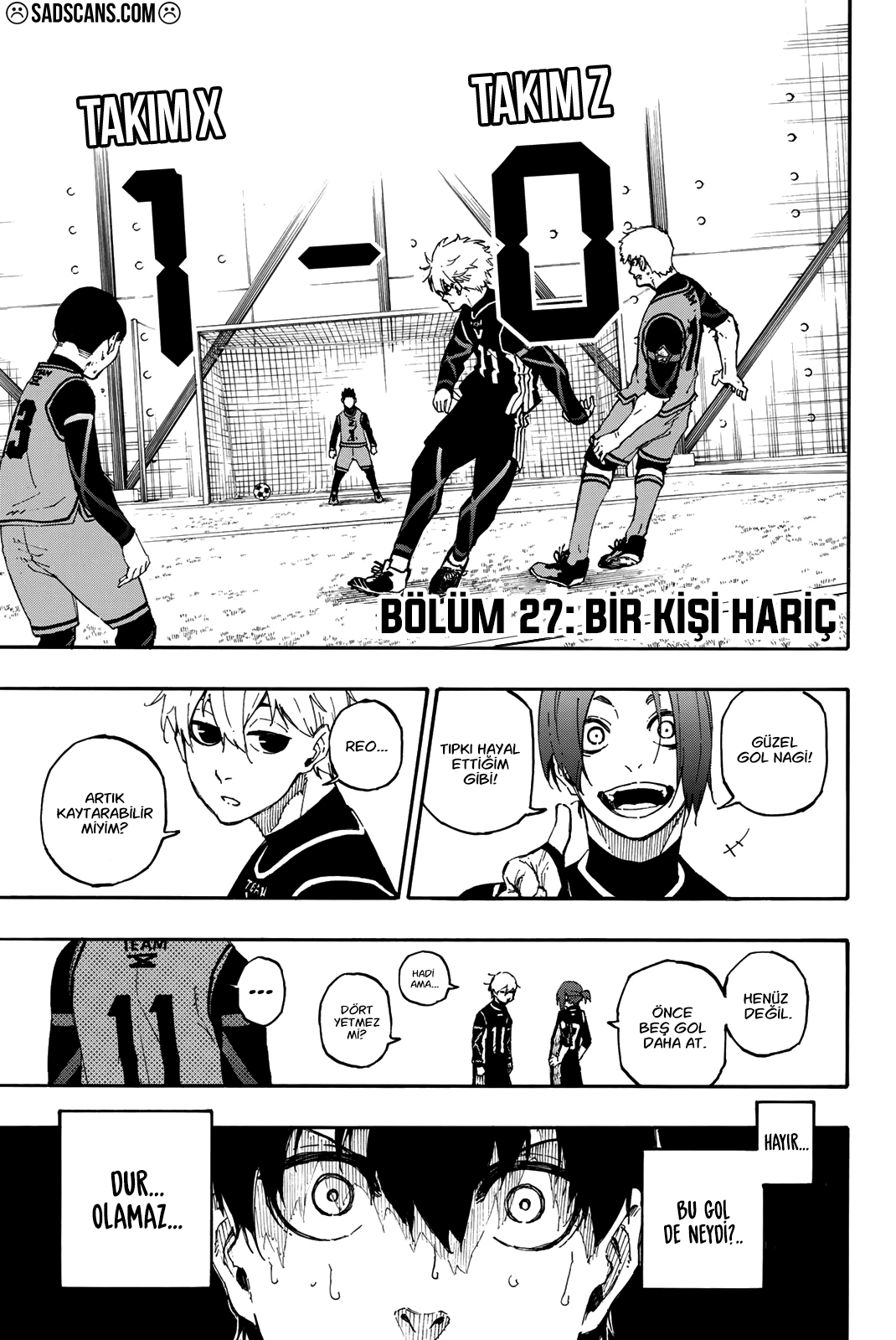 Blue Lock Bölüm 27 - Sayfa 1 manga oku