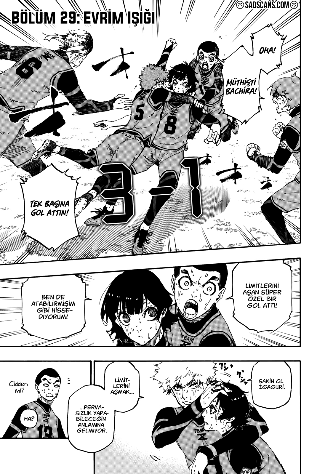 Blue Lock Bölüm 29 - Sayfa 1 manga oku