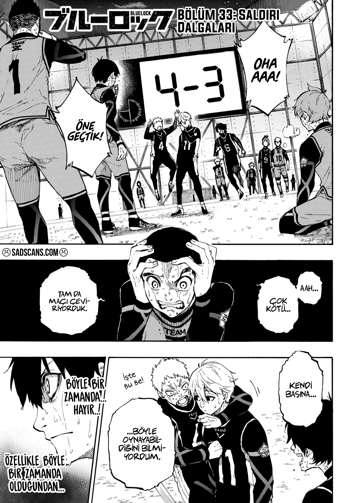 Blue Lock Bölüm 33 - Sayfa 1 manga oku