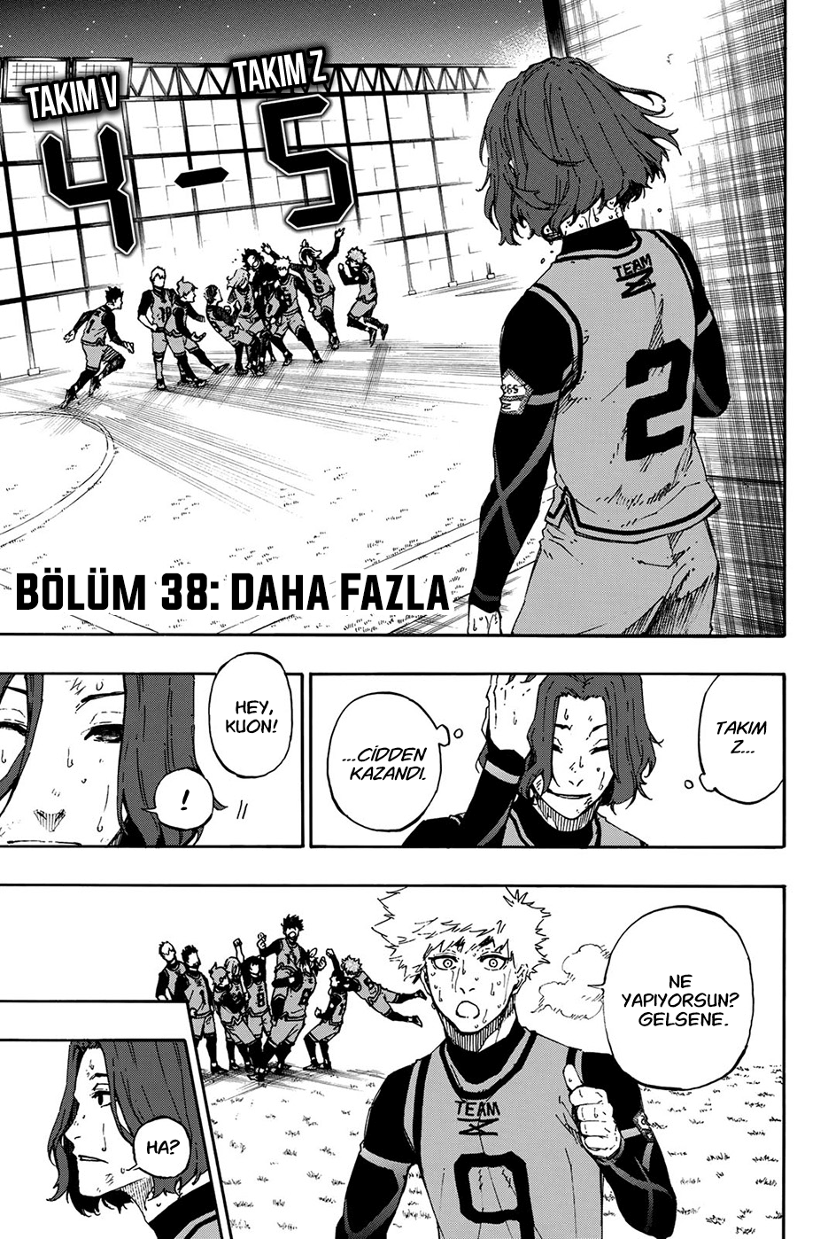 Blue Lock Bölüm 38 - Sayfa 1 manga oku