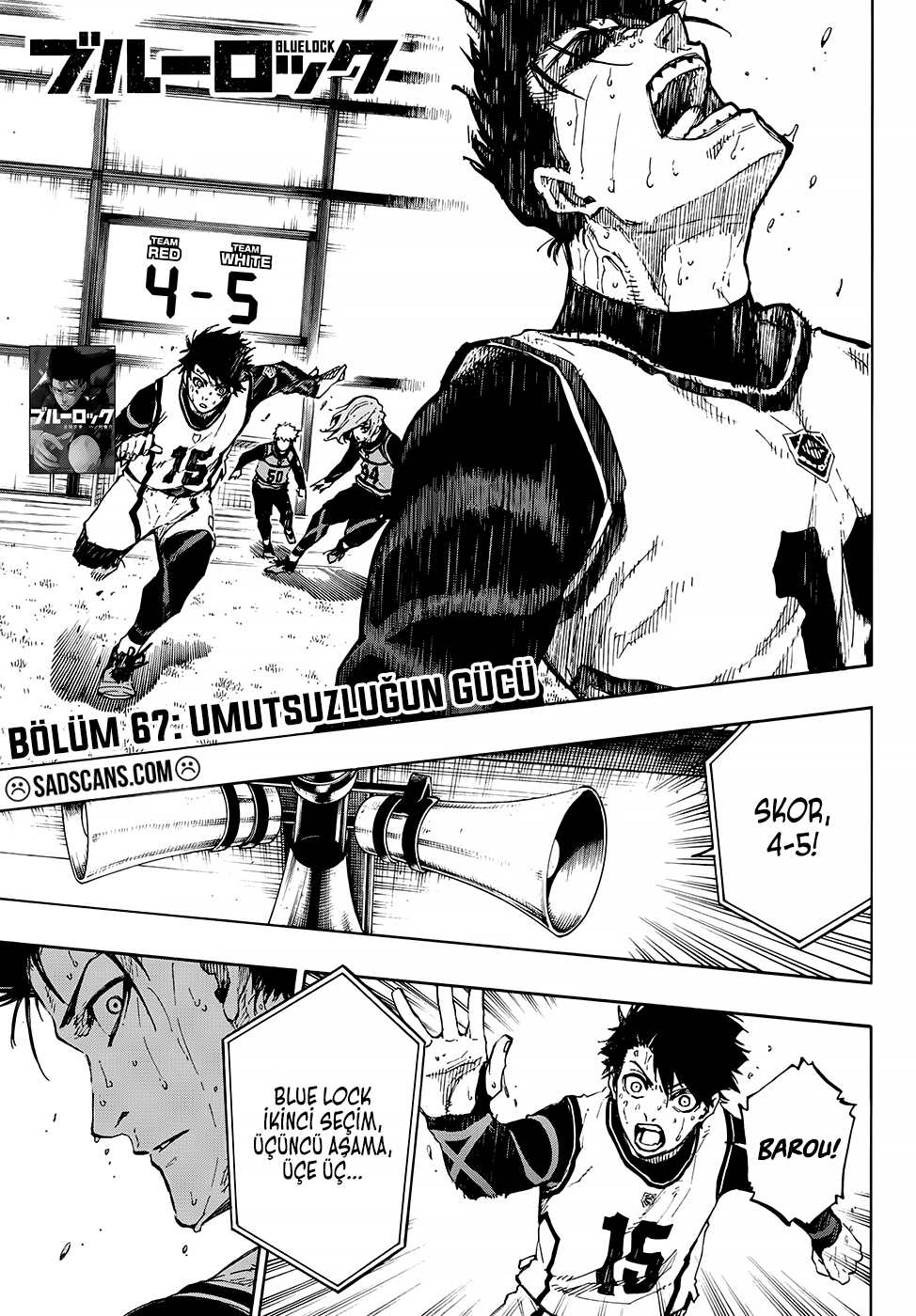 Blue Lock Bölüm 67 - Sayfa 1 manga oku