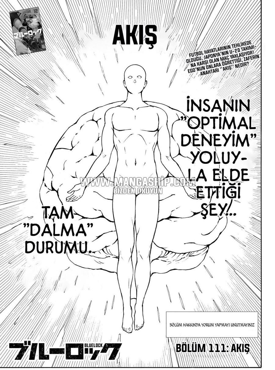 Blue Lock Bölüm 111 - Sayfa 1 manga oku