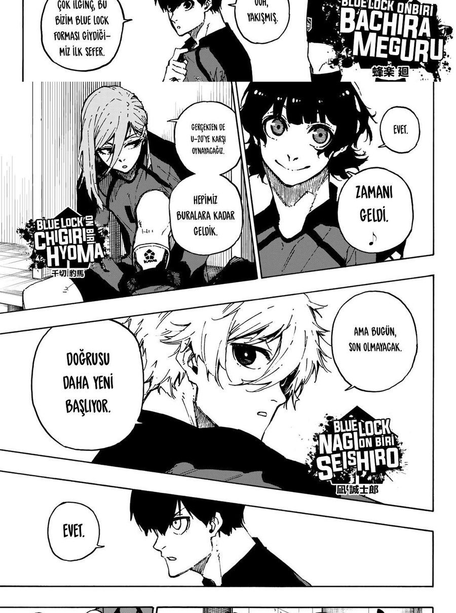 Blue Lock Bölüm 112 - Sayfa 3 manga oku