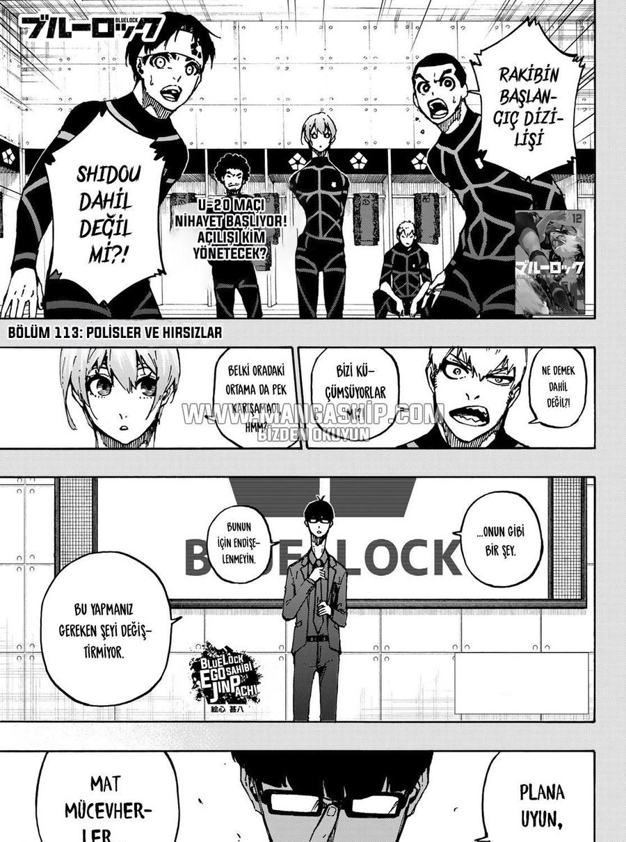 Blue Lock Bölüm 113 - Sayfa 1 manga oku