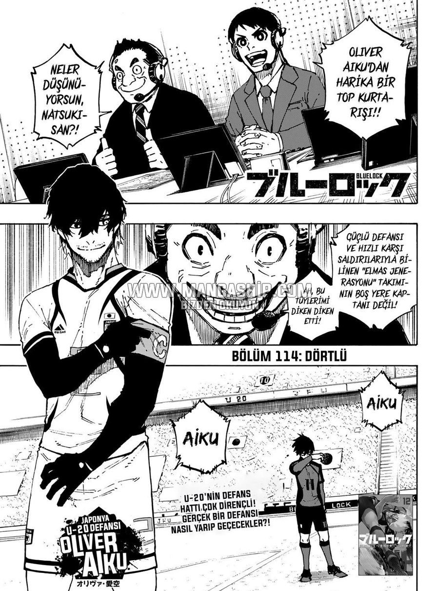 Blue Lock Bölüm 114 - Sayfa 1 manga oku