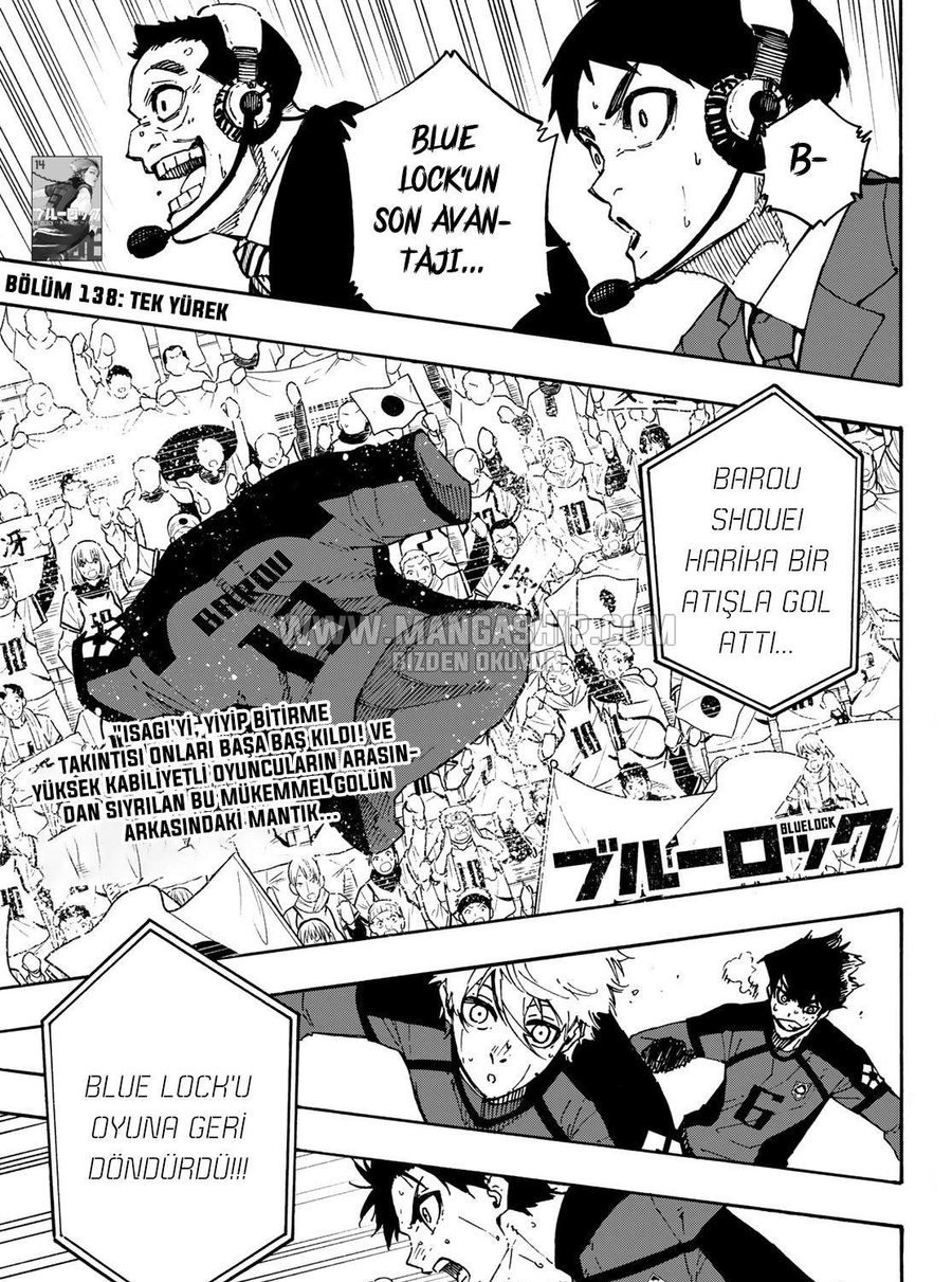 Blue Lock Bölüm 138 - Sayfa 1 manga oku
