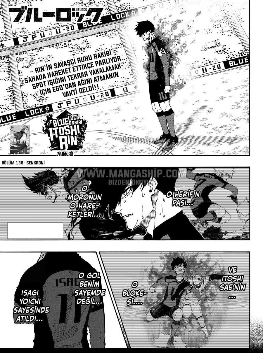 Blue Lock Bölüm 139 - Sayfa 1 manga oku