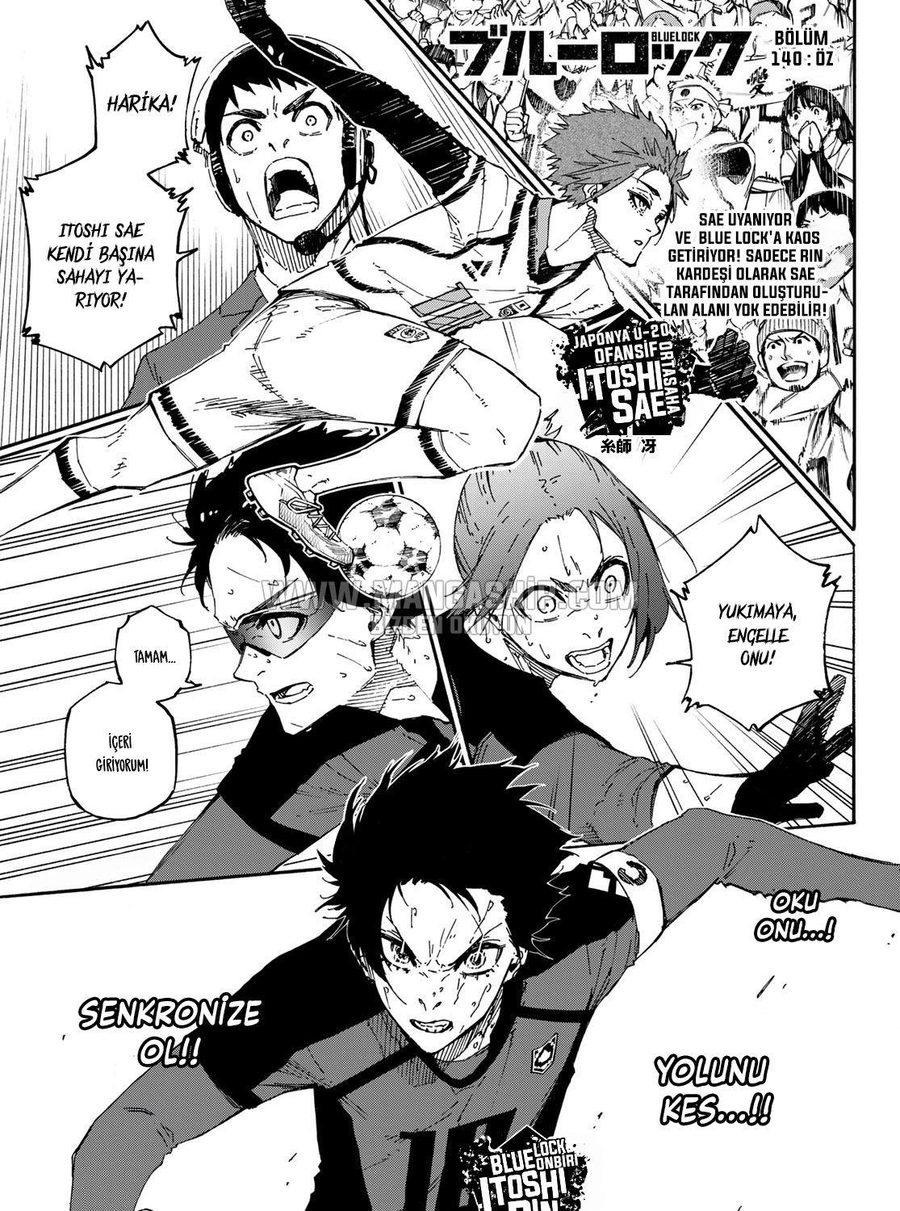 Blue Lock Bölüm 140 - Sayfa 1 manga oku