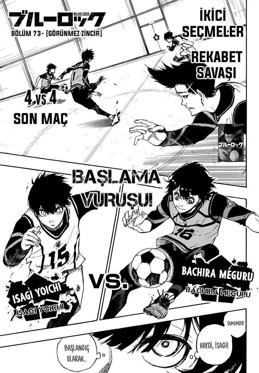 Blue Lock Bölüm 73 - Sayfa 1 manga oku