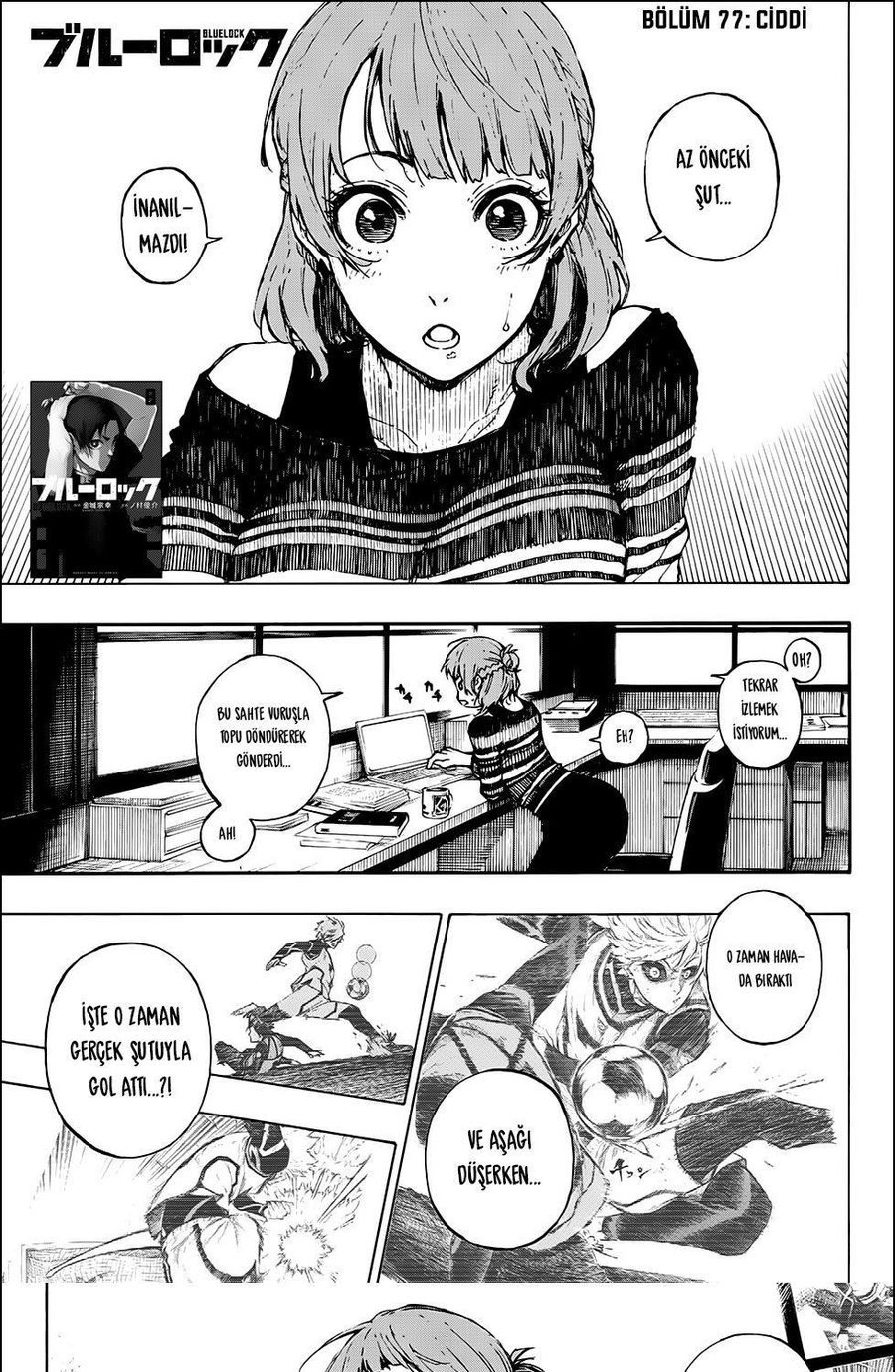 Blue Lock Bölüm 77 - Sayfa 1 manga oku