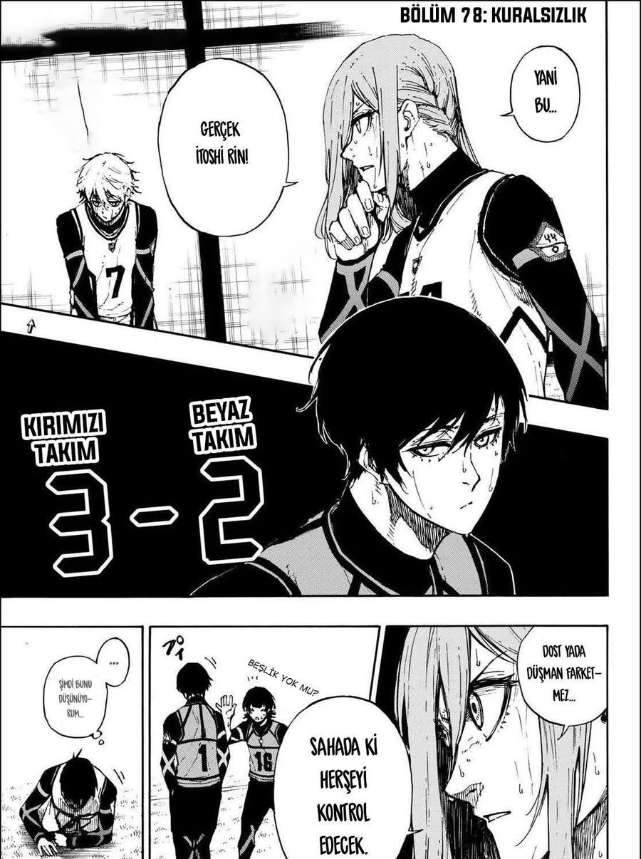 Blue Lock Bölüm 78 - Sayfa 1 manga oku