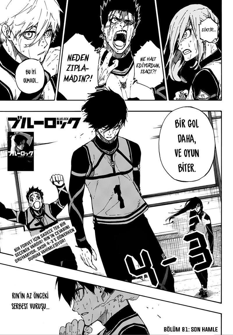 Blue Lock Bölüm 81 - Sayfa 1 manga oku