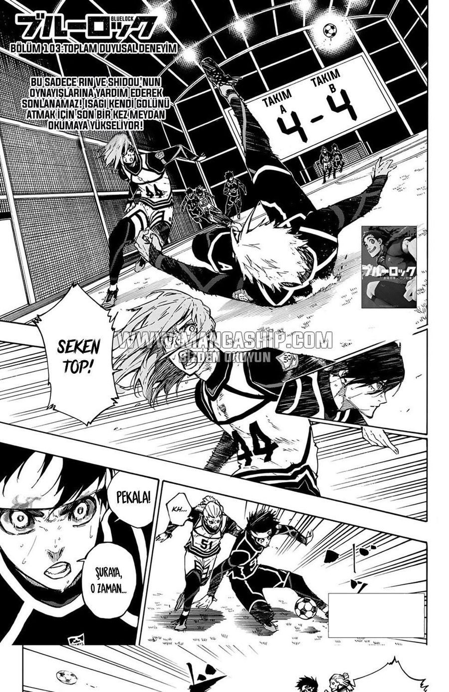 Blue Lock Bölüm 103 - Sayfa 1 manga oku
