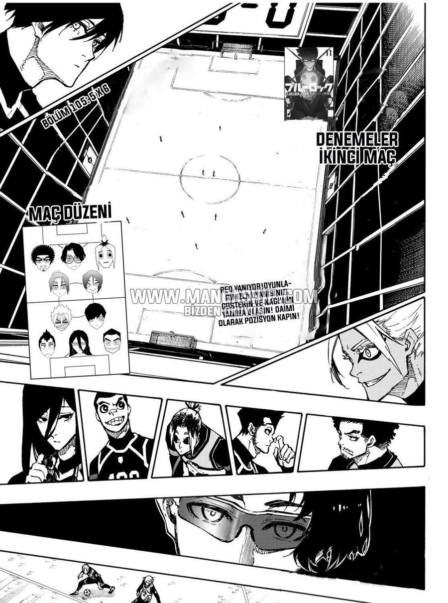 Blue Lock Bölüm 105 - Sayfa 1 manga oku