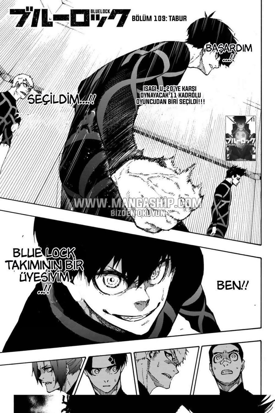 Blue Lock Bölüm 109 - Sayfa 1 manga oku