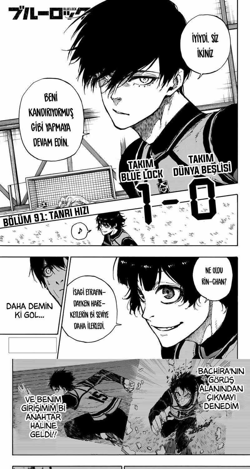Blue Lock Bölüm 91 - Sayfa 1 manga oku