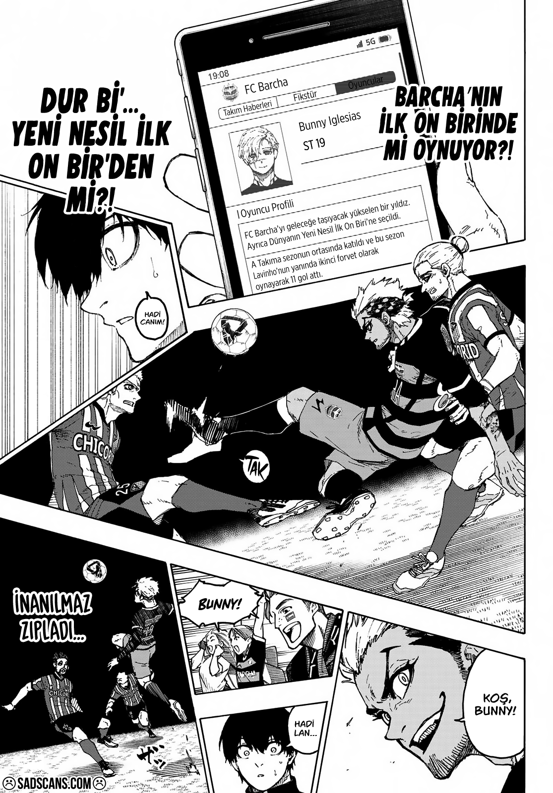 Blue Lock Bölüm 307 - Sayfa 19 manga oku