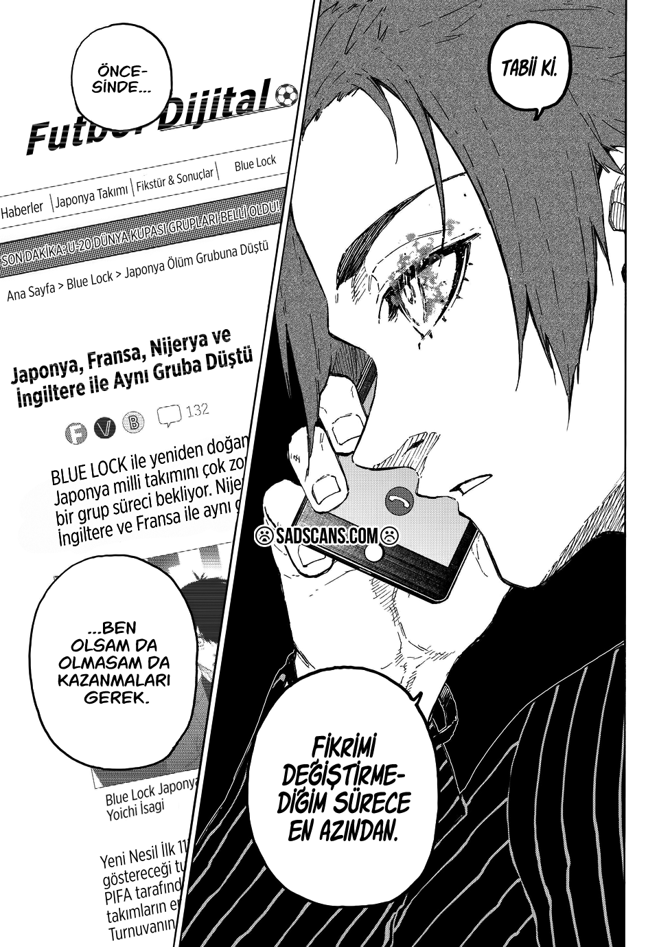 Blue Lock Bölüm 308 - Sayfa 19 manga oku