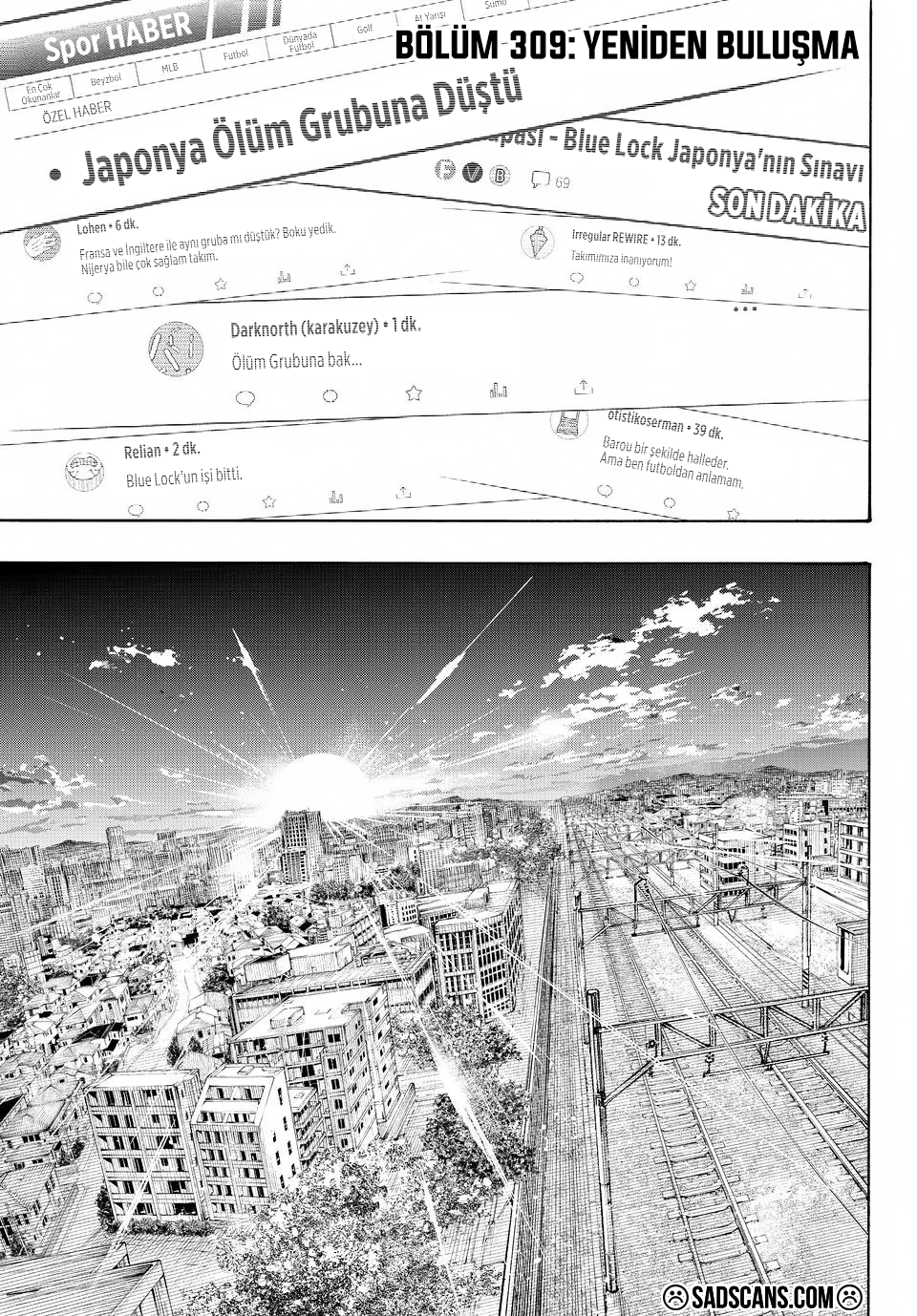 Blue Lock Bölüm 309 - Sayfa 1 manga oku