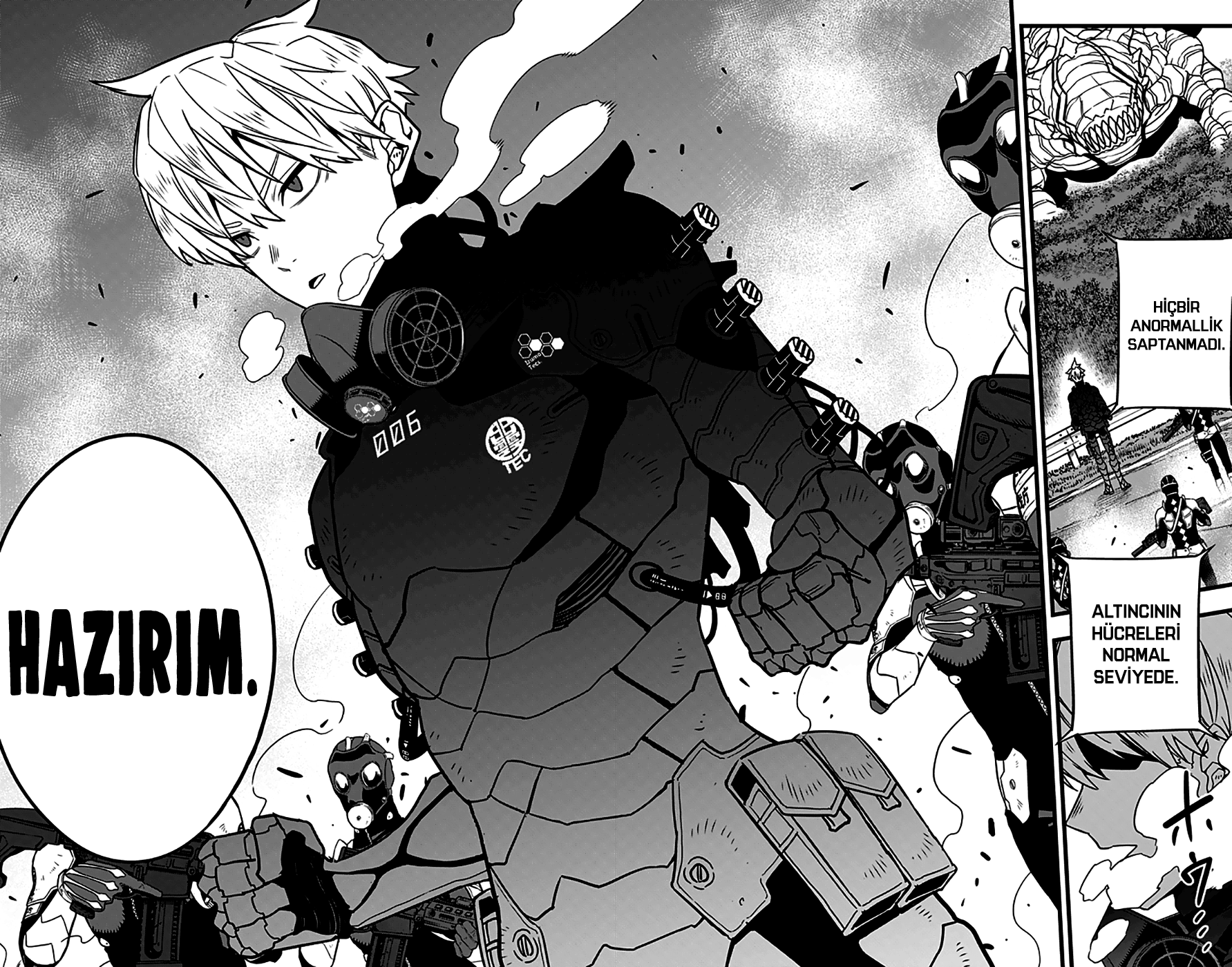 KAIJU NO.8 Bölüm 60 - Sayfa 5 manga oku
