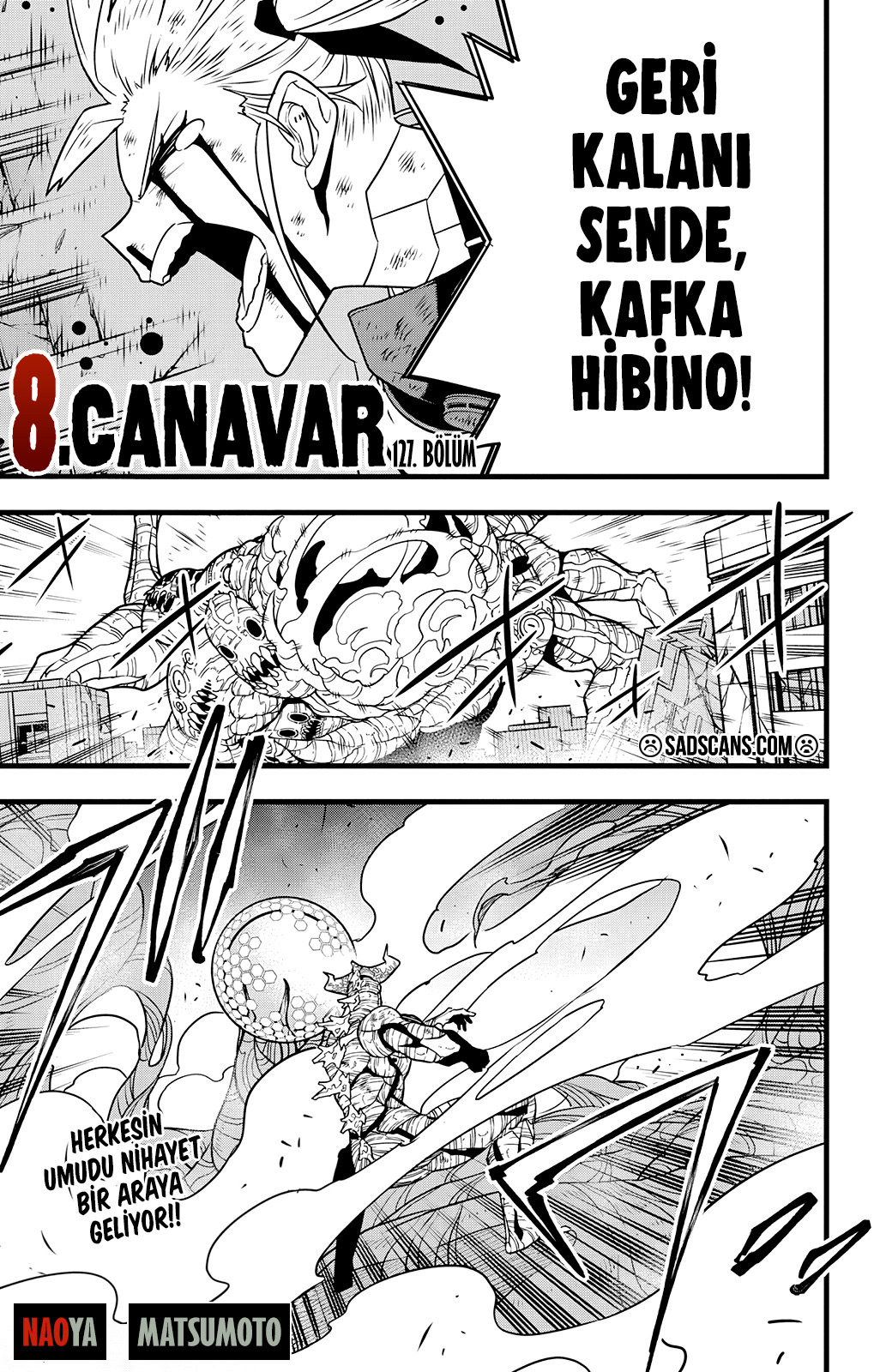 KAIJU NO.8 Bölüm 127 - Sayfa 1 manga oku