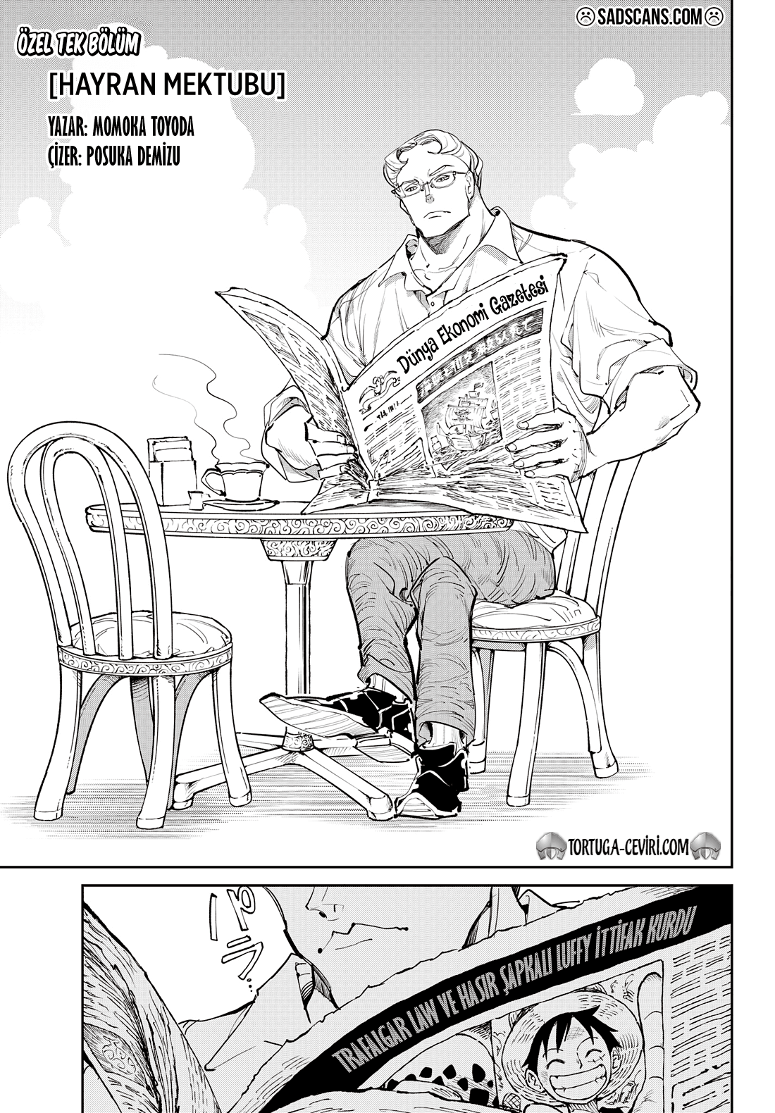 One Piece Hayran Mektubu Bölüm 1 - Sayfa 1 manga oku