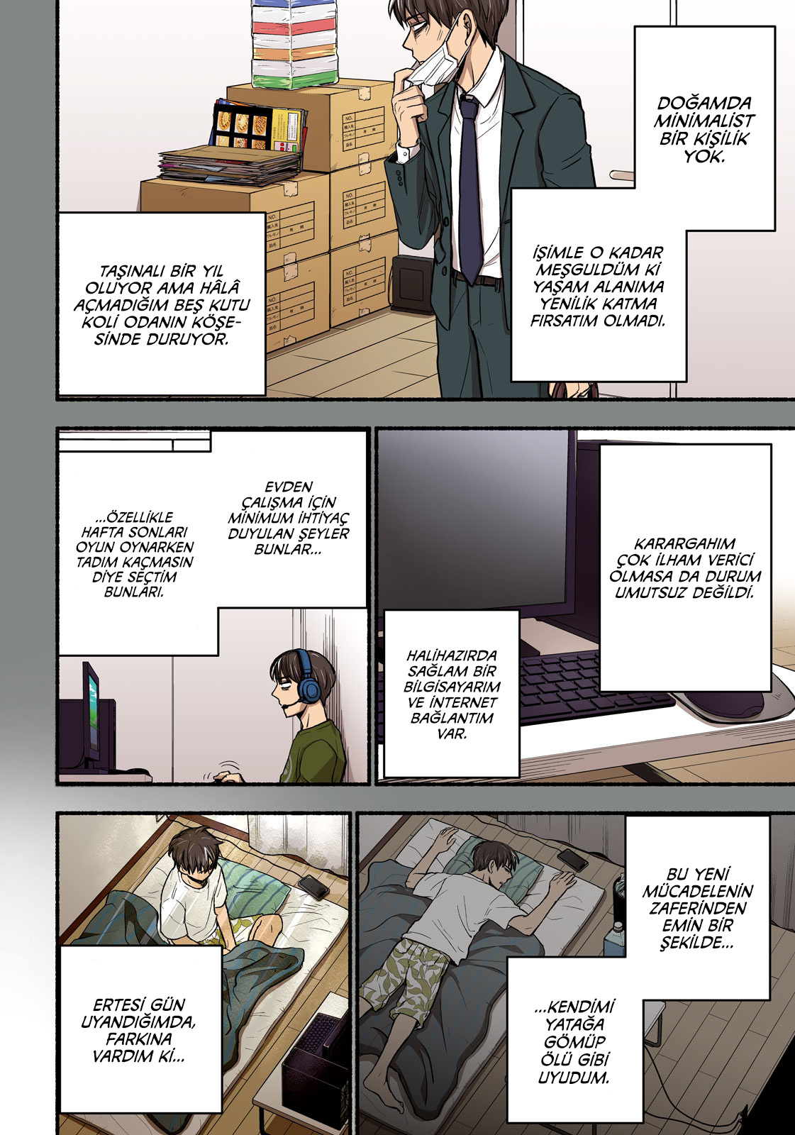 Telework Yotabanashi Bölüm 1 - Sayfa 4 manga oku