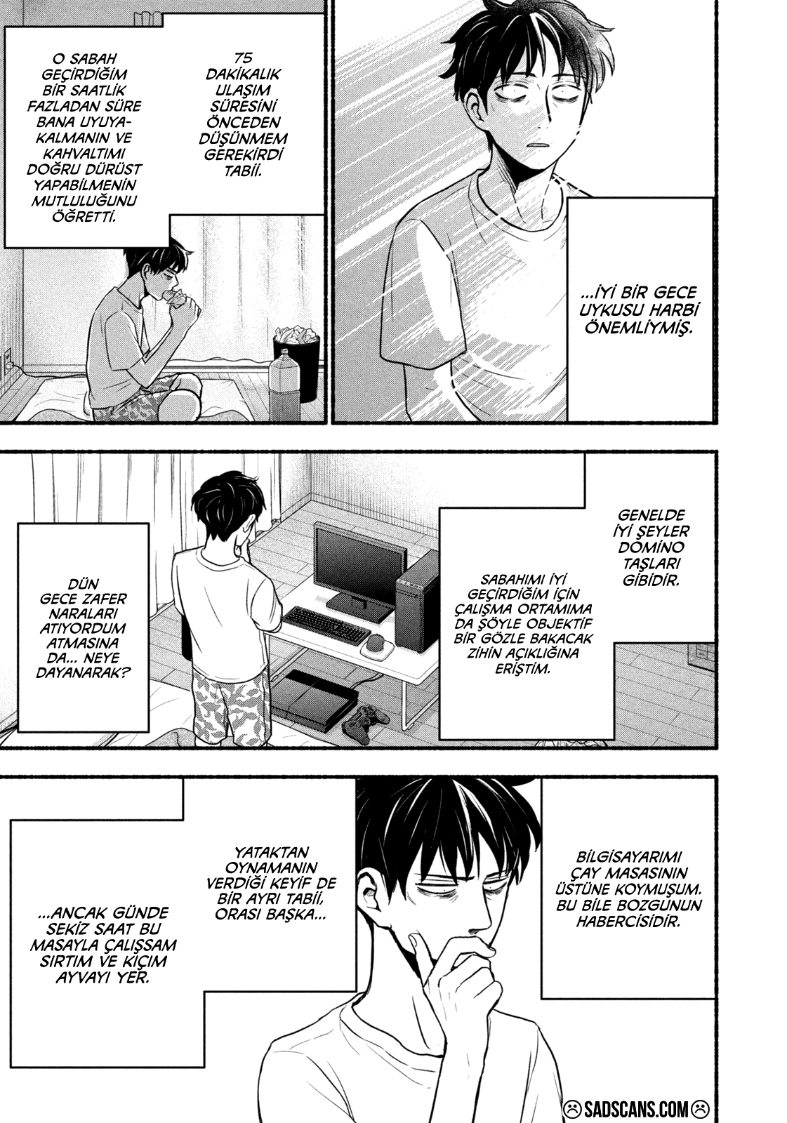 Telework Yotabanashi Bölüm 1 - Sayfa 5 manga oku