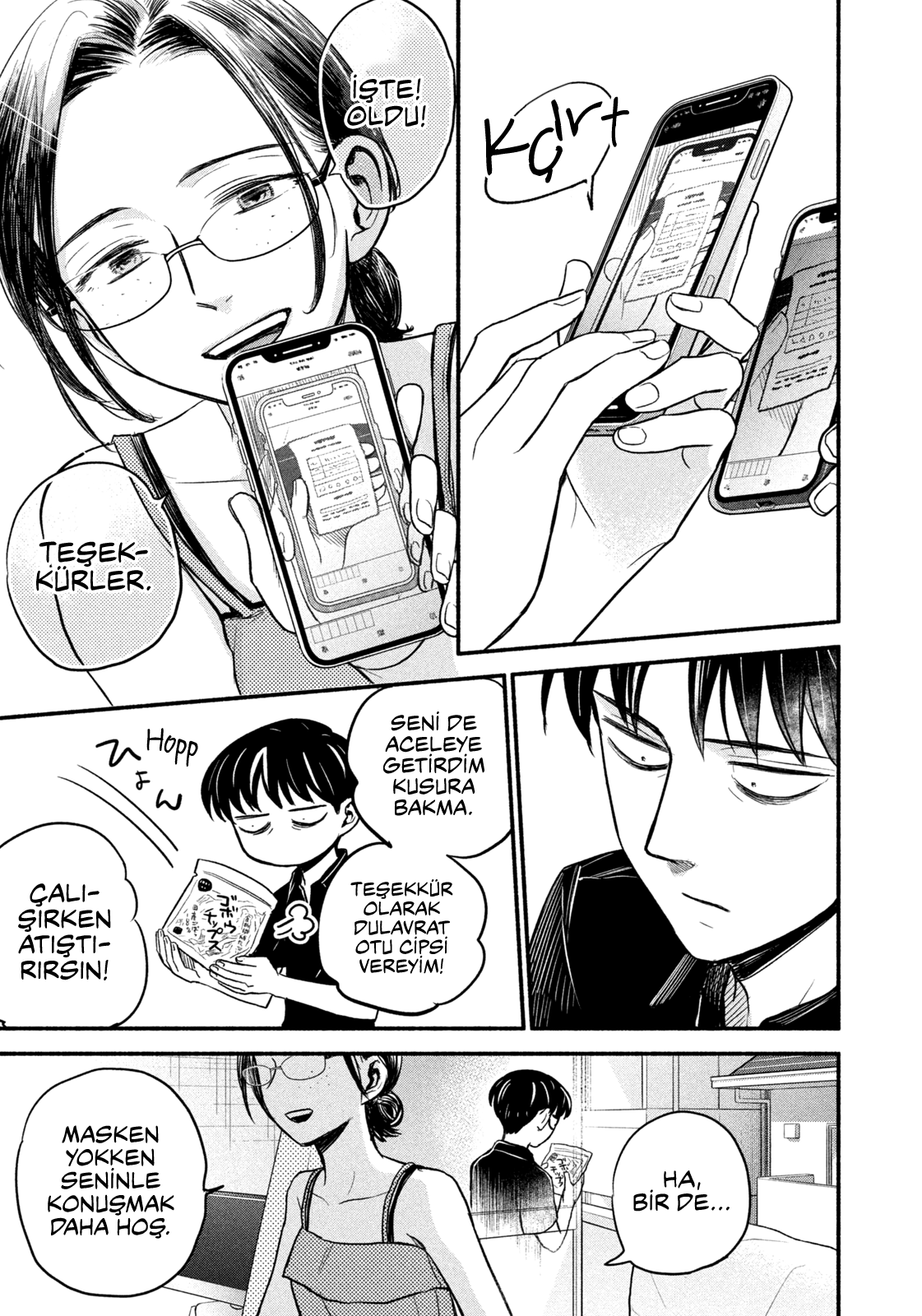 Telework Yotabanashi Bölüm 3 - Sayfa 8 manga oku
