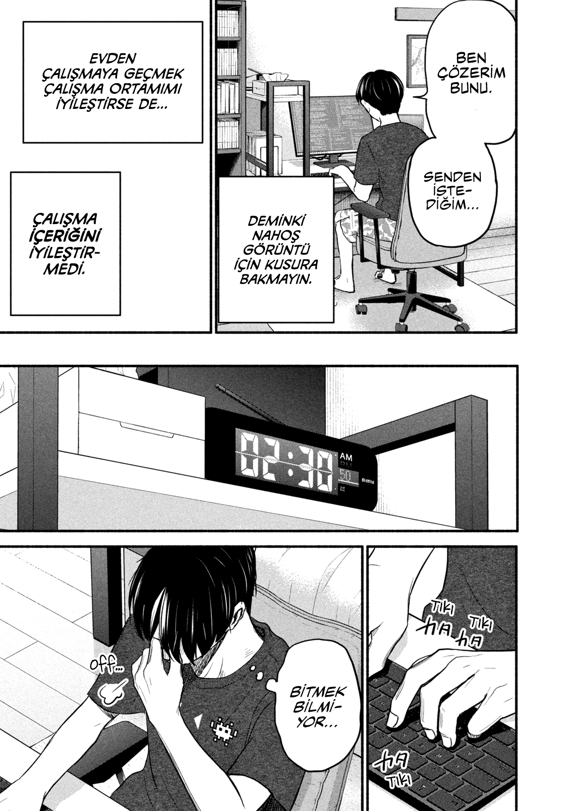 Telework Yotabanashi Bölüm 6 - Sayfa 4 manga oku