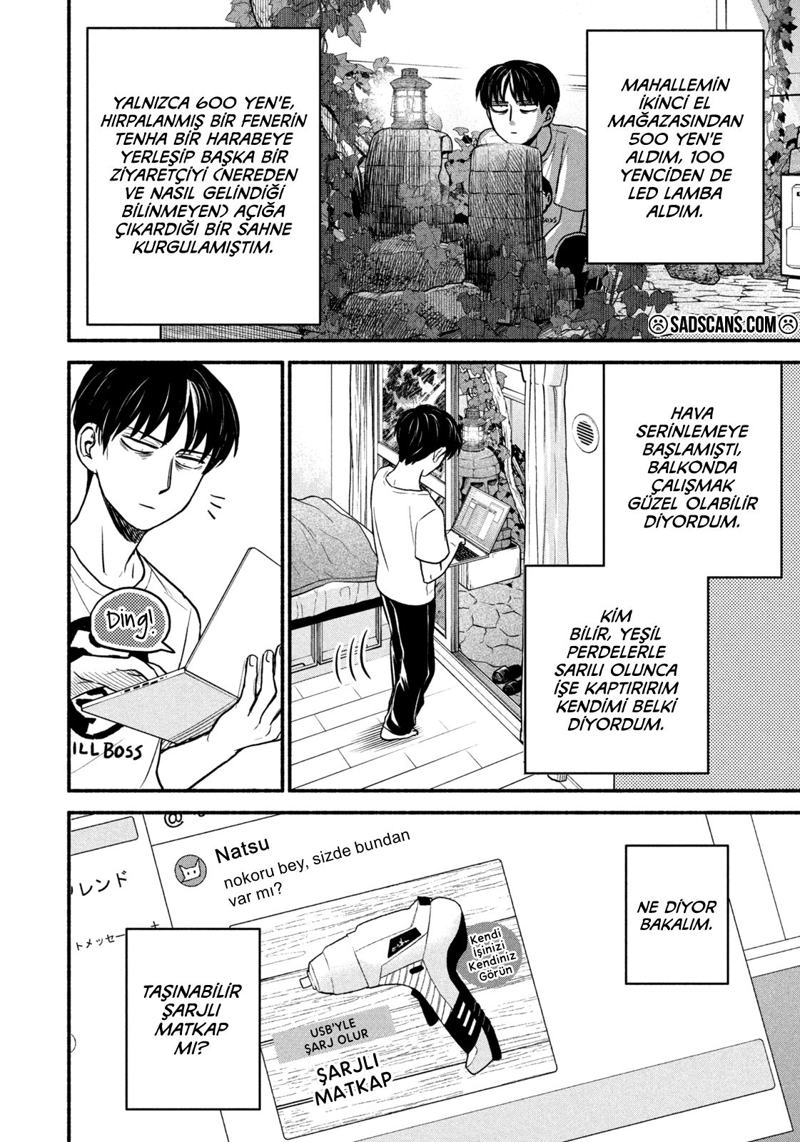 Telework Yotabanashi Bölüm 7 - Sayfa 3 manga oku