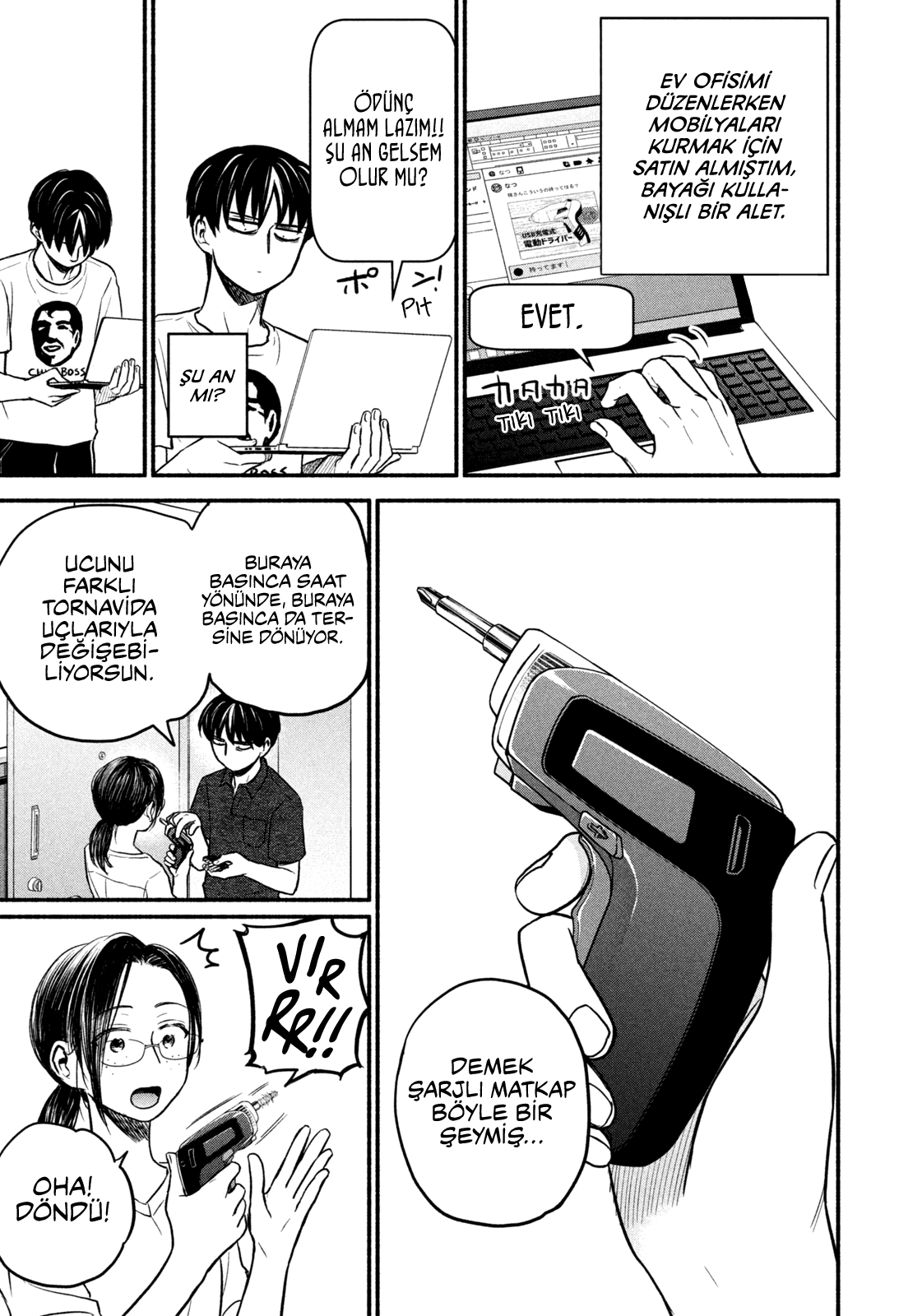 Telework Yotabanashi Bölüm 7 - Sayfa 4 manga oku