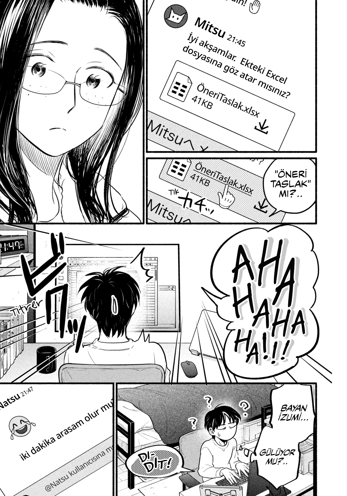 Telework Yotabanashi Bölüm 12 - Sayfa 4 manga oku