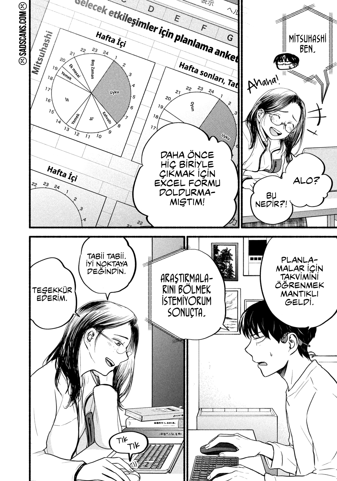 Telework Yotabanashi Bölüm 12 - Sayfa 5 manga oku