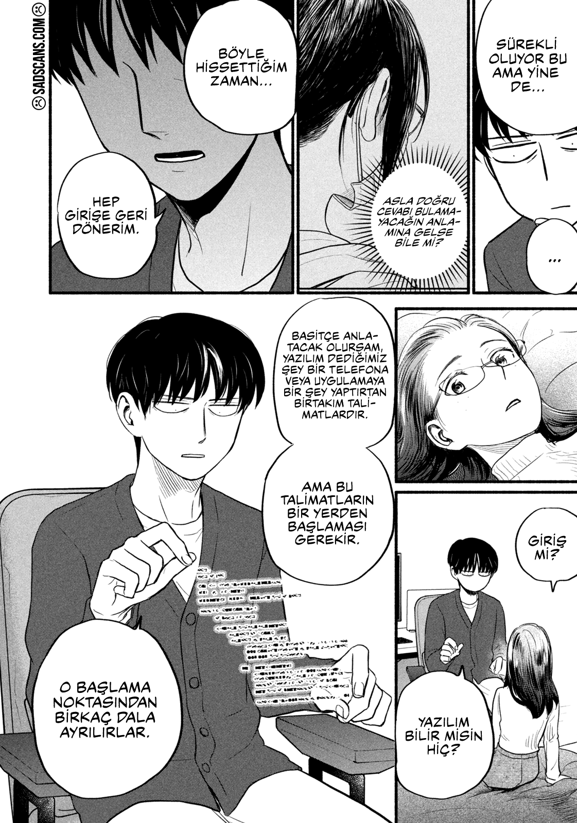 Telework Yotabanashi Bölüm 14 - Sayfa 7 manga oku