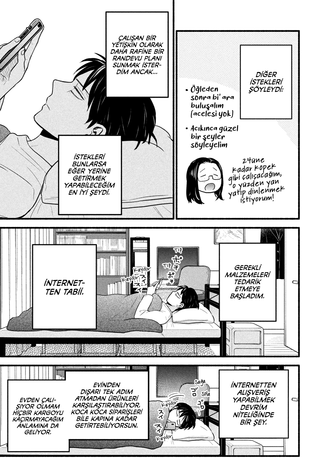 Telework Yotabanashi Bölüm 15 - Sayfa 4 manga oku