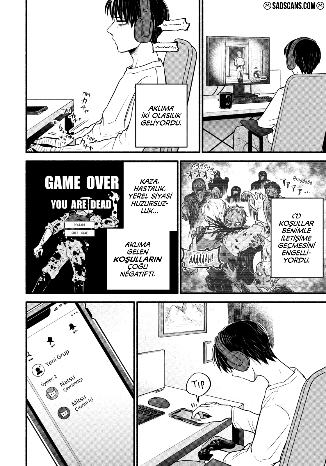 Telework Yotabanashi Bölüm 18 - Sayfa 3 manga oku