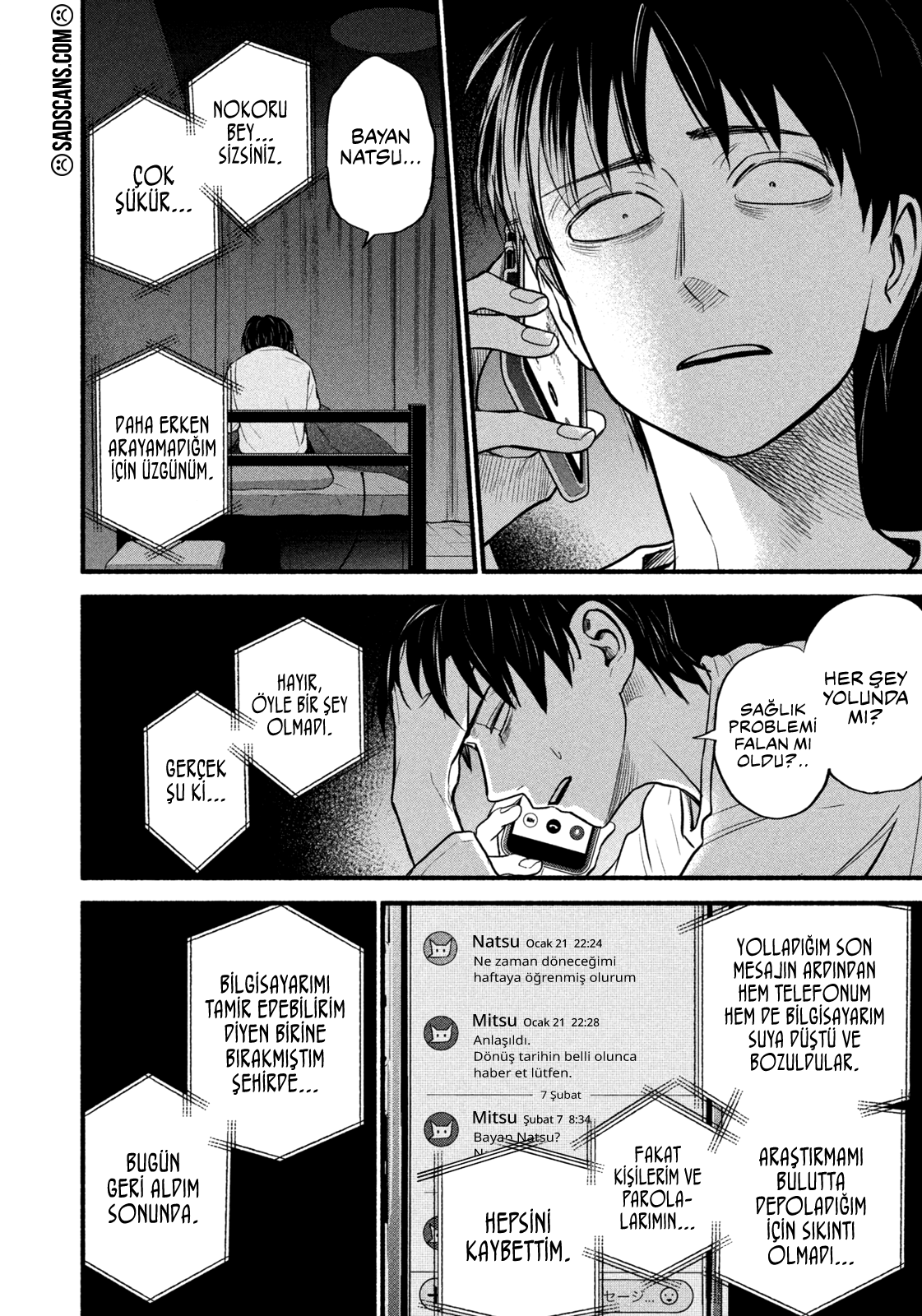 Telework Yotabanashi Bölüm 19 - Sayfa 3 manga oku